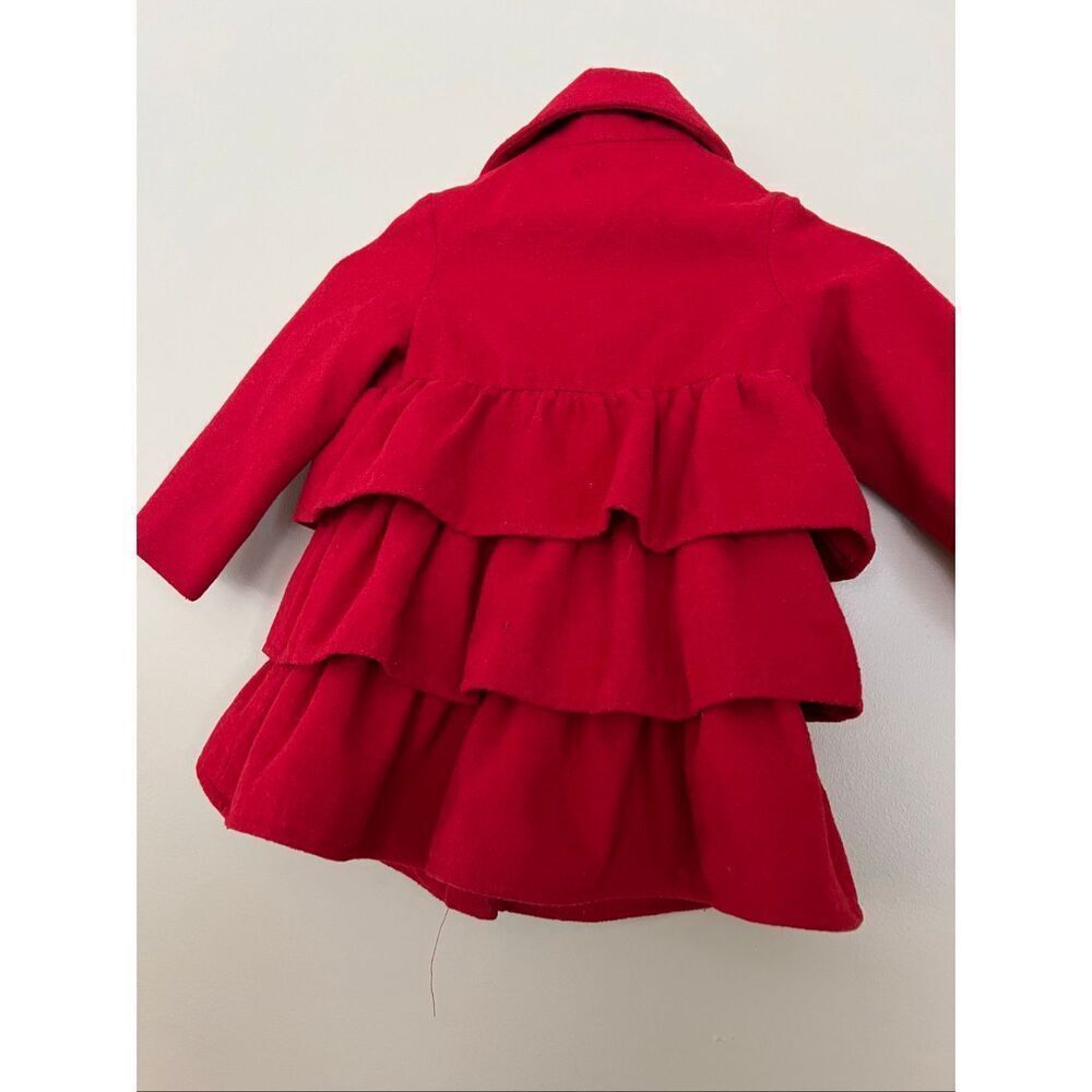 Cherokee Red Ruffles Girls Jacket Little Girls Size 2T Coat - Picture 7 of 7